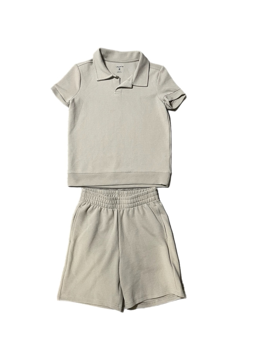 Boys Layer 8 Polo Shirt and Shorts Matching Set